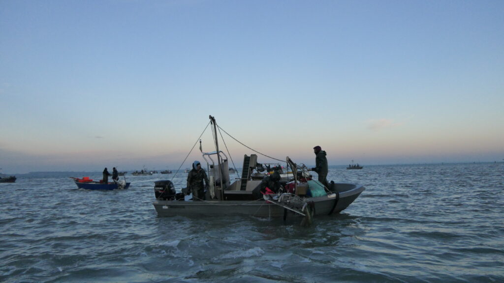 Pescatori nel Delta del Po