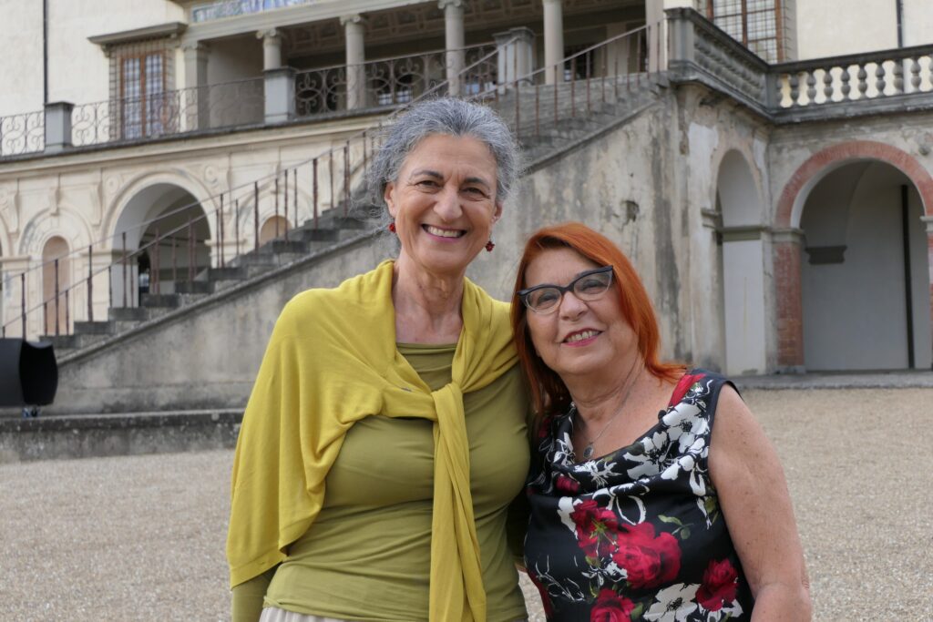 Syusy con Emanuela discendente dei Medici 