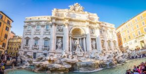 Fontana di Trevi a Roma